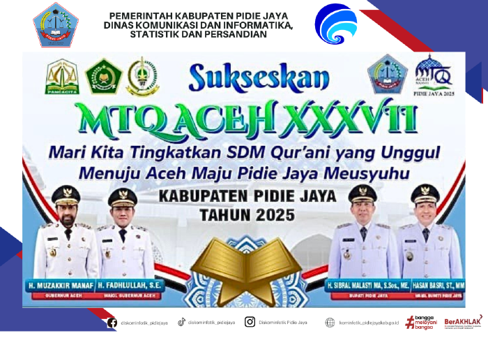 Sukseskan MTQ ke-37 Pidie Jay